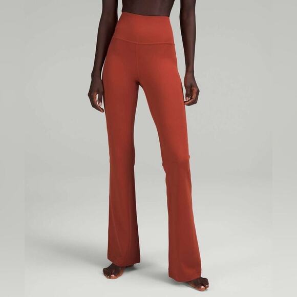 Lululemon Groove Super-High-Rise Flared Pant Nulu in Cayenne Size 6. - Picture 10 of 13